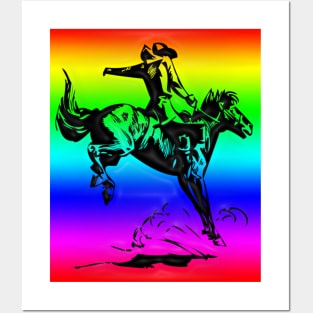 Western Era - Cowboy on Horseback 7 Posters and Art